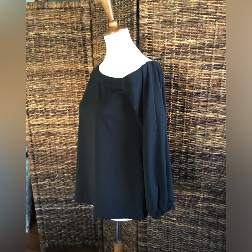 BANANA REPUBLIC ONE SHOULDER LONG SLEEVE TOP ELASTIC SLEEVE CUFFS - Picture 5 of 15